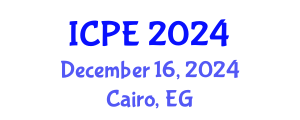 International Conference on Petroleum Engineering (ICPE) December 16, 2024 - Cairo, Egypt