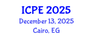 International Conference on Petroleum Engineering (ICPE) December 13, 2025 - Cairo, Egypt