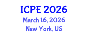 International Conference on Petroleum Engineering (ICPE) March 16, 2026 - New York, United States International Conference on Petroleum Engineering (ICPE) March 16, 2026 - New York, United States