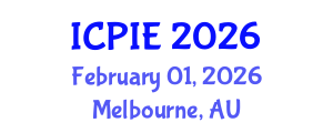 International Conference on Petroleum Industry and Energy (ICPIE) February 01, 2026 - Melbourne, Australia