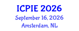 International Conference on Petroleum Industry and Energy (ICPIE) September 16, 2026 - Amsterdam, Netherlands