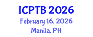 International Conference on Phage Therapy and Bacteriophages (ICPTB) February 16, 2026 - Manila, Philippines International Conference on Phage Therapy and Bacteriophages (ICPTB) February 16, 2026 - Manila, Philippines