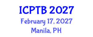 International Conference on Phage Therapy and Bacteriophages (ICPTB) February 17, 2027 - Manila, Philippines