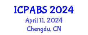 International Conference on Pharmaceutical and Biomedical Sciences (ICPABS) April 11, 2024 - Chengdu, China