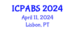 International Conference on Pharmaceutical and Biomedical Sciences (ICPABS) April 11, 2024 - Lisbon, Portugal