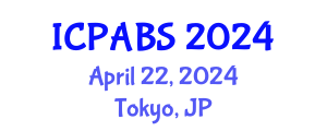 International Conference on Pharmaceutical and Biomedical Sciences (ICPABS) April 22, 2024 - Tokyo, Japan