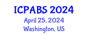 International Conference on Pharmaceutical and Biomedical Sciences (ICPABS) April 25, 2024 - Washington, United States