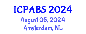International Conference on Pharmaceutical and Biomedical Sciences (ICPABS) August 05, 2024 - Amsterdam, Netherlands