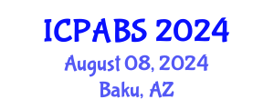 International Conference on Pharmaceutical and Biomedical Sciences (ICPABS) August 08, 2024 - Baku, Azerbaijan