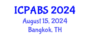 International Conference on Pharmaceutical and Biomedical Sciences (ICPABS) August 15, 2024 - Bangkok, Thailand
