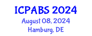 International Conference on Pharmaceutical and Biomedical Sciences (ICPABS) August 08, 2024 - Hamburg, Germany