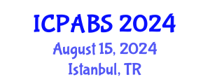 International Conference on Pharmaceutical and Biomedical Sciences (ICPABS) August 15, 2024 - Istanbul, Turkey