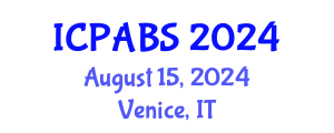 International Conference on Pharmaceutical and Biomedical Sciences (ICPABS) August 15, 2024 - Venice, Italy