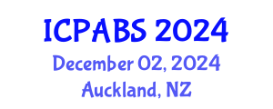 International Conference on Pharmaceutical and Biomedical Sciences (ICPABS) December 02, 2024 - Auckland, New Zealand