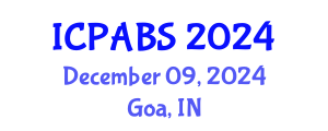 International Conference on Pharmaceutical and Biomedical Sciences (ICPABS) December 09, 2024 - Goa, India