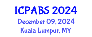 International Conference on Pharmaceutical and Biomedical Sciences (ICPABS) December 09, 2024 - Kuala Lumpur, Malaysia