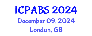 International Conference on Pharmaceutical and Biomedical Sciences (ICPABS) December 09, 2024 - London, United Kingdom