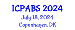International Conference on Pharmaceutical and Biomedical Sciences (ICPABS) July 18, 2024 - Copenhagen, Denmark