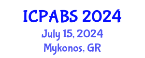 International Conference on Pharmaceutical and Biomedical Sciences (ICPABS) July 15, 2024 - Mykonos, Greece