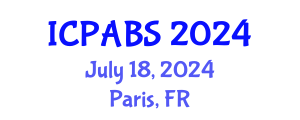 International Conference on Pharmaceutical and Biomedical Sciences (ICPABS) July 18, 2024 - Paris, France