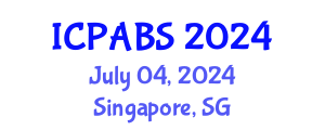 International Conference on Pharmaceutical and Biomedical Sciences (ICPABS) July 04, 2024 - Singapore, Singapore
