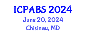 International Conference on Pharmaceutical and Biomedical Sciences (ICPABS) June 20, 2024 - Chisinau, Republic of Moldova
