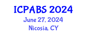 International Conference on Pharmaceutical and Biomedical Sciences (ICPABS) June 27, 2024 - Nicosia, Cyprus