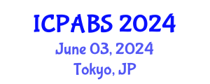 International Conference on Pharmaceutical and Biomedical Sciences (ICPABS) June 03, 2024 - Tokyo, Japan