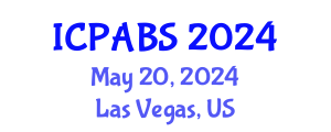International Conference on Pharmaceutical and Biomedical Sciences (ICPABS) May 20, 2024 - Las Vegas, United States