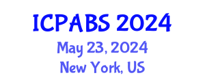 International Conference on Pharmaceutical and Biomedical Sciences (ICPABS) May 23, 2024 - New York, United States
