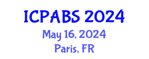 International Conference on Pharmaceutical and Biomedical Sciences (ICPABS) May 16, 2024 - Paris, France