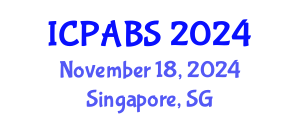 International Conference on Pharmaceutical and Biomedical Sciences (ICPABS) November 18, 2024 - Singapore, Singapore