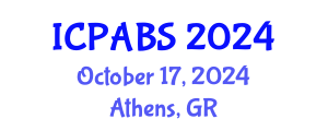 International Conference on Pharmaceutical and Biomedical Sciences (ICPABS) October 17, 2024 - Athens, Greece