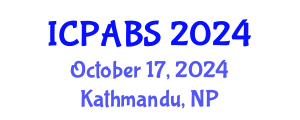 International Conference on Pharmaceutical and Biomedical Sciences (ICPABS) October 17, 2024 - Kathmandu, Nepal