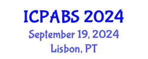 International Conference on Pharmaceutical and Biomedical Sciences (ICPABS) September 19, 2024 - Lisbon, Portugal