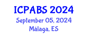 International Conference on Pharmaceutical and Biomedical Sciences (ICPABS) September 05, 2024 - Málaga, Spain