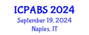 International Conference on Pharmaceutical and Biomedical Sciences (ICPABS) September 19, 2024 - Naples, Italy