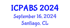 International Conference on Pharmaceutical and Biomedical Sciences (ICPABS) September 16, 2024 - Santiago, Chile