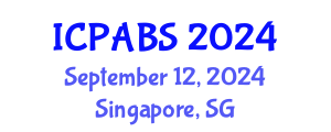 International Conference on Pharmaceutical and Biomedical Sciences (ICPABS) September 12, 2024 - Singapore, Singapore