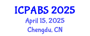 International Conference on Pharmaceutical and Biomedical Sciences (ICPABS) April 15, 2025 - Chengdu, China