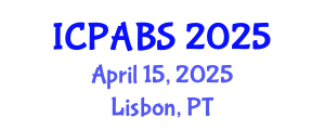 International Conference on Pharmaceutical and Biomedical Sciences (ICPABS) April 15, 2025 - Lisbon, Portugal
