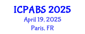 International Conference on Pharmaceutical and Biomedical Sciences (ICPABS) April 19, 2025 - Paris, France