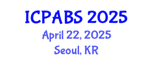 International Conference on Pharmaceutical and Biomedical Sciences (ICPABS) April 22, 2025 - Seoul, Republic of Korea