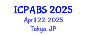International Conference on Pharmaceutical and Biomedical Sciences (ICPABS) April 22, 2025 - Tokyo, Japan