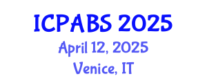 International Conference on Pharmaceutical and Biomedical Sciences (ICPABS) April 12, 2025 - Venice, Italy