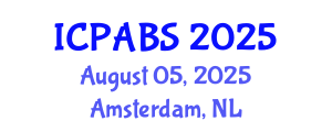 International Conference on Pharmaceutical and Biomedical Sciences (ICPABS) August 05, 2025 - Amsterdam, Netherlands