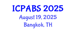 International Conference on Pharmaceutical and Biomedical Sciences (ICPABS) August 19, 2025 - Bangkok, Thailand