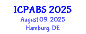 International Conference on Pharmaceutical and Biomedical Sciences (ICPABS) August 09, 2025 - Hamburg, Germany
