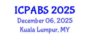 International Conference on Pharmaceutical and Biomedical Sciences (ICPABS) December 06, 2025 - Kuala Lumpur, Malaysia