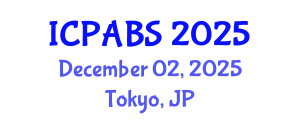 International Conference on Pharmaceutical and Biomedical Sciences (ICPABS) December 02, 2025 - Tokyo, Japan